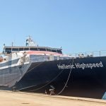 El HSC “Hellenic Highspeed” fletado por AML ya se encuentra en el Estrecho