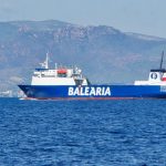 El «Hatay» de Baleària rumbo Dènia