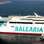 El «Mercedes Pinto» de Baleària Canarias activa su AIS