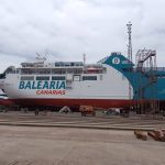 El «Volcán de Tindaya» de Baleària Canarias