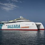 Baleària Canarias refuerza su apuesta por las islas con la llegada del nuevo ‘fast ferry’ ecoeficiente ‘Mercedes Pinto’