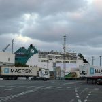 El «Volcán de Tindaya» en su proceso de cambio a Baleària Canarias